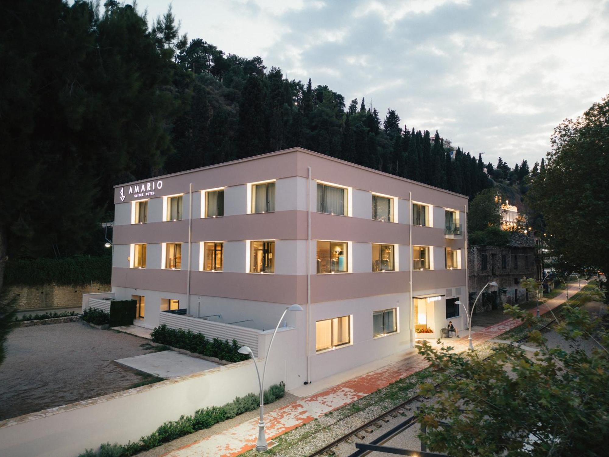 Amario Suites Hotel Aigio Dış mekan fotoğraf